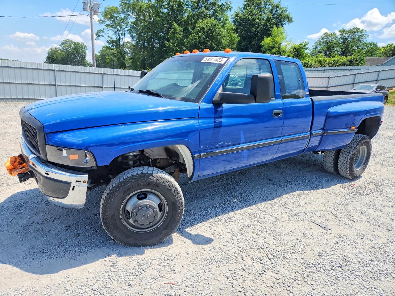 1996 Dodge 3500, VIN 3B7MF33W8TM162817 — Burn