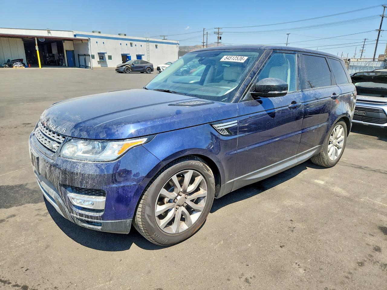2014 Land Rover Range Rover Sport HSE, VIN SALWR2WF8EA376298 — Engine fire