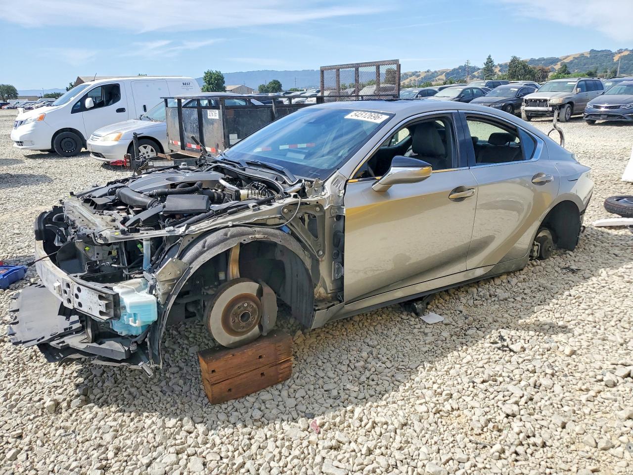 2021 Lexus IS 300, VIN JTHCA1D25M5109668 — Stripped