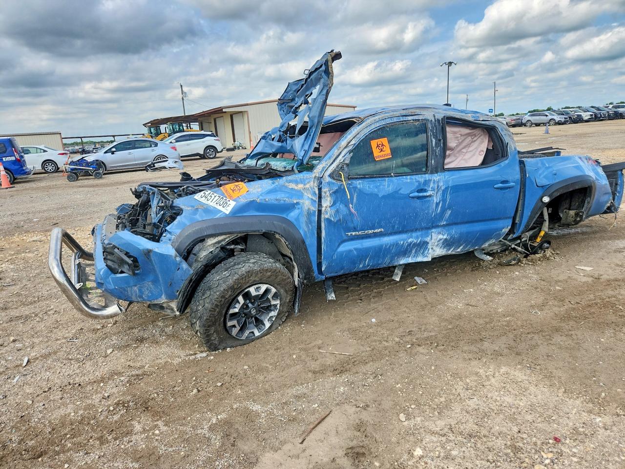2019 Toyota Tacoma TRD Off Road, VIN 3TMCZ5AN4KM197023 — Rollover