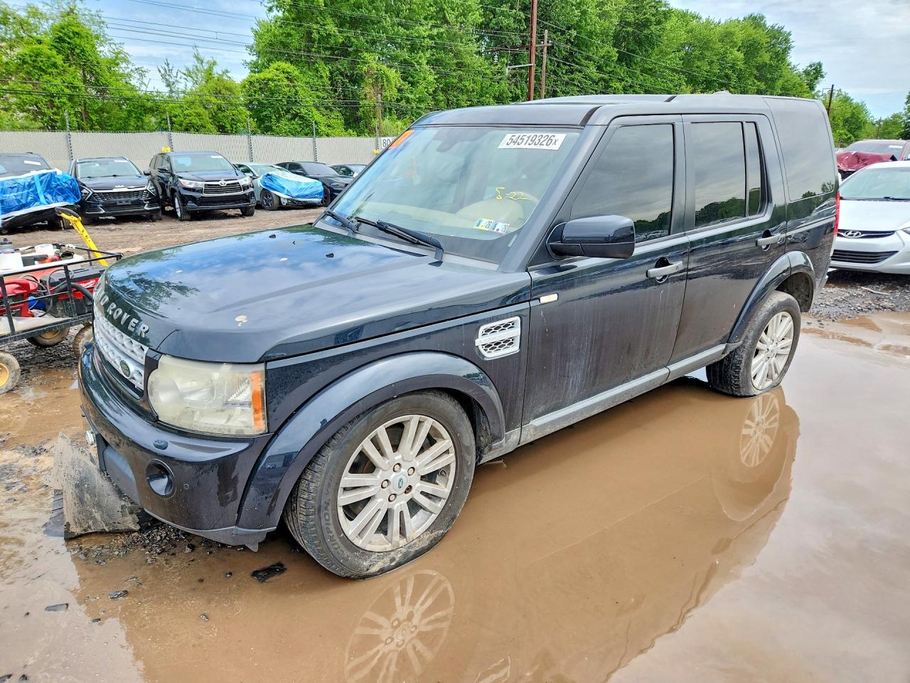 2012 Land Rover LR4 HSE, VIN SALAG2D42CA611051 — Engine fire