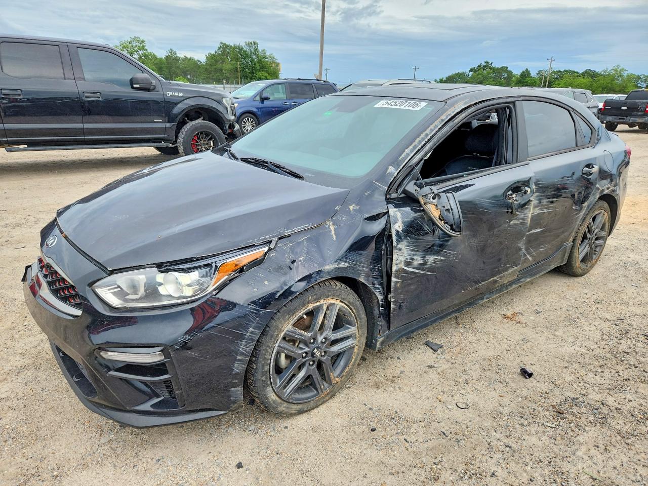 2021 Kia Forte GT-Line, VIN 3KPF34AD9ME389762 — Rollover