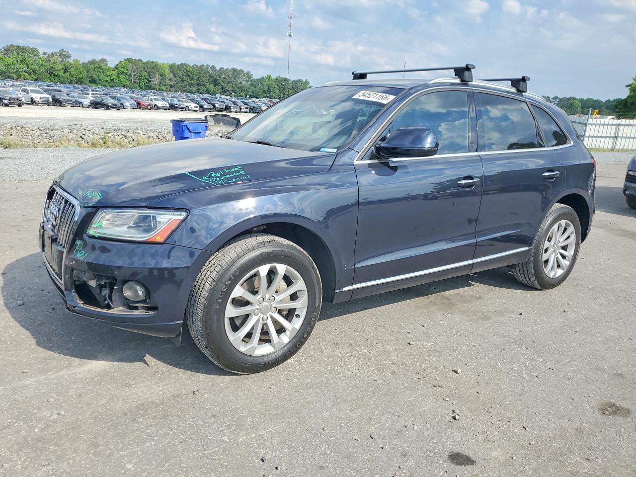 2016 Audi Q5 Premium Plus, VIN WA1L2AFP9GA122422 — Front end