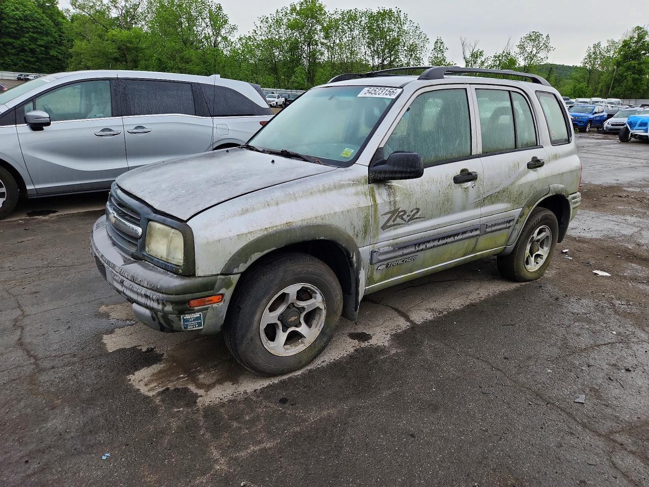 2002 Chevrolet Tracker ZR2, VIN 2CNBJ734126931755 — Rear end