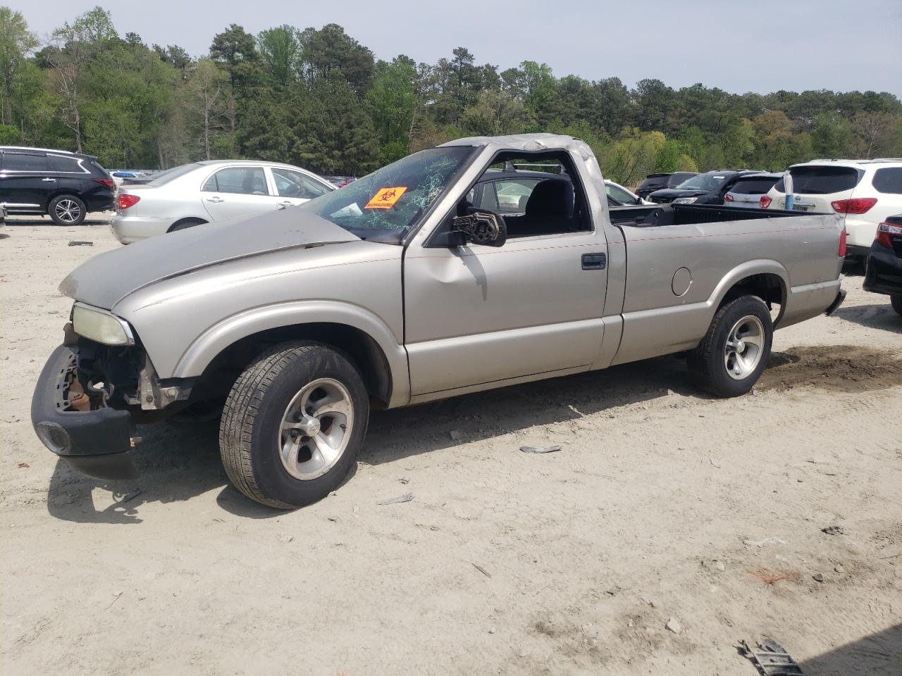 2003 Chevrolet S-10, VIN 1GCCS14X838159407 — Rollover