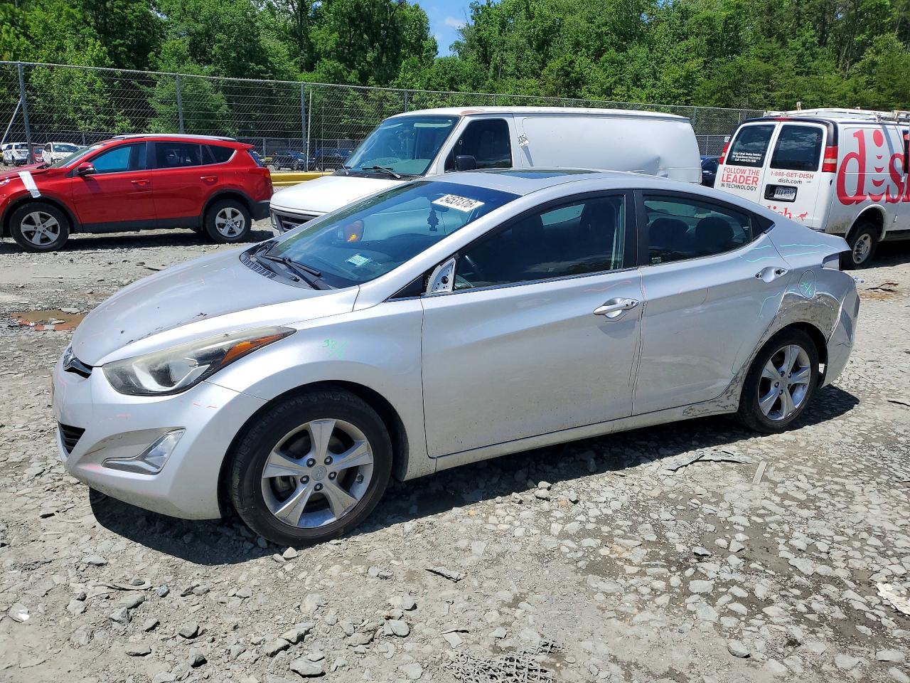 2016 Hyundai Elantra Value Edition, VIN 5NPDH4AE1GH692584 — Partial repair