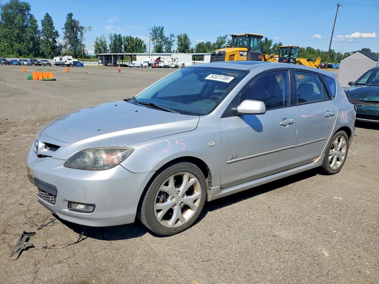 2007 Mazda 3 S Grand Touring, VIN JM1BK343371769444 — Front end