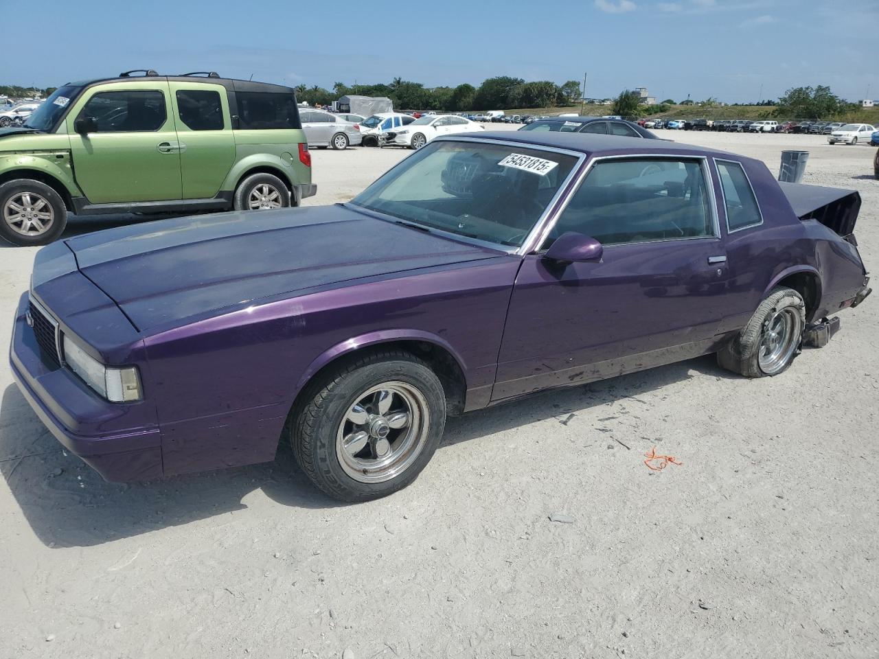 1986 Chevrolet Monte Carlo Sport, VIN 1G1GZ37Z3GR212223 — Rear end