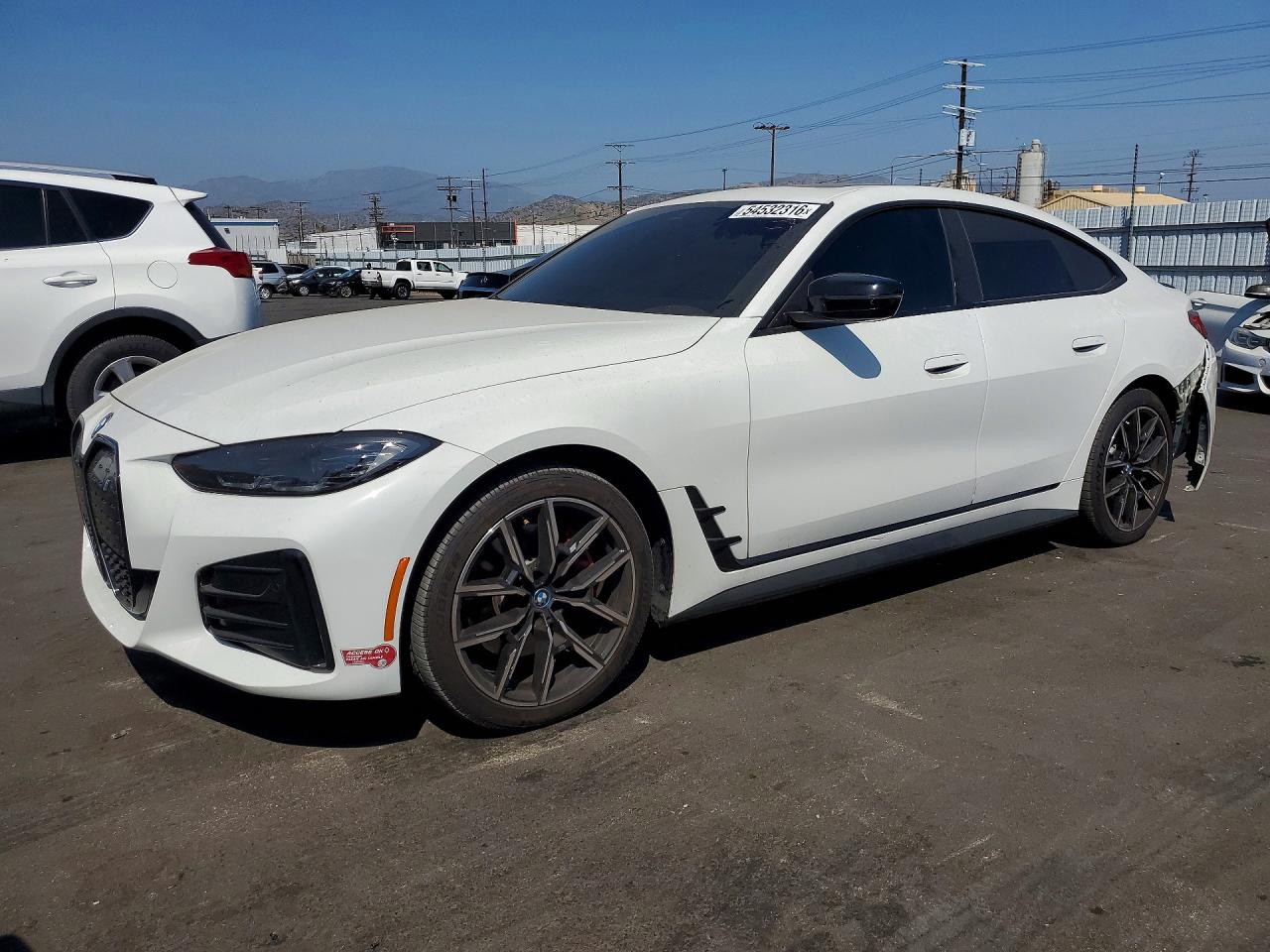 2024 BMW i4 eDrive35, VIN WBY43AW06RFS63074 — Rear end