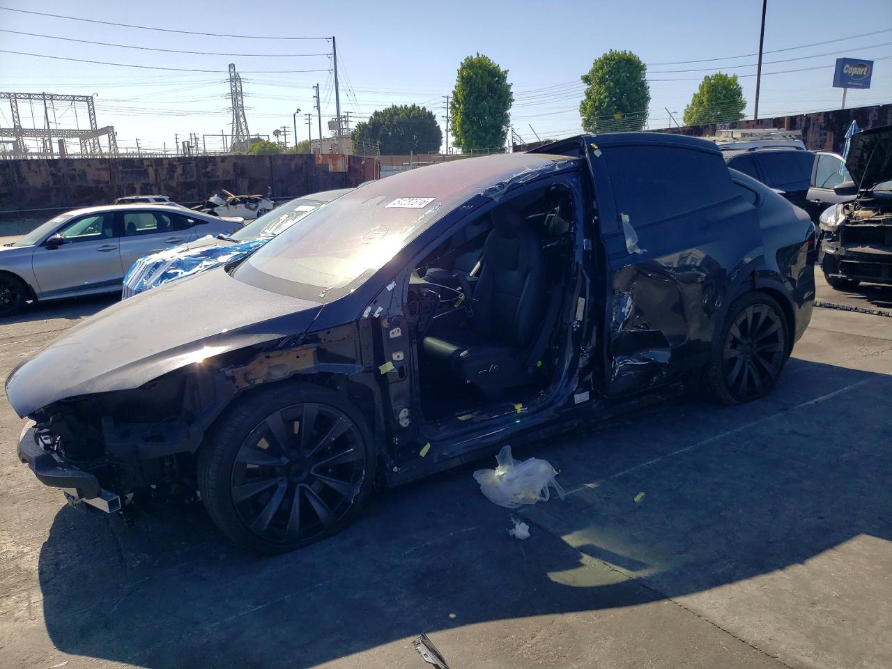 2025 Tesla Model X, VIN 7SAXCAE54SF472757 — Front end