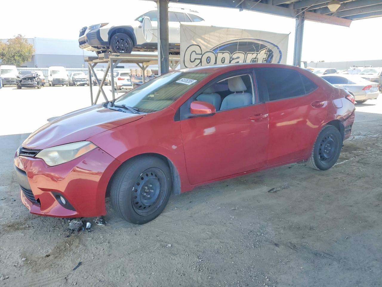 2014 Toyota Corolla LE, VIN 2T1BURHE7EC062607 — Front end