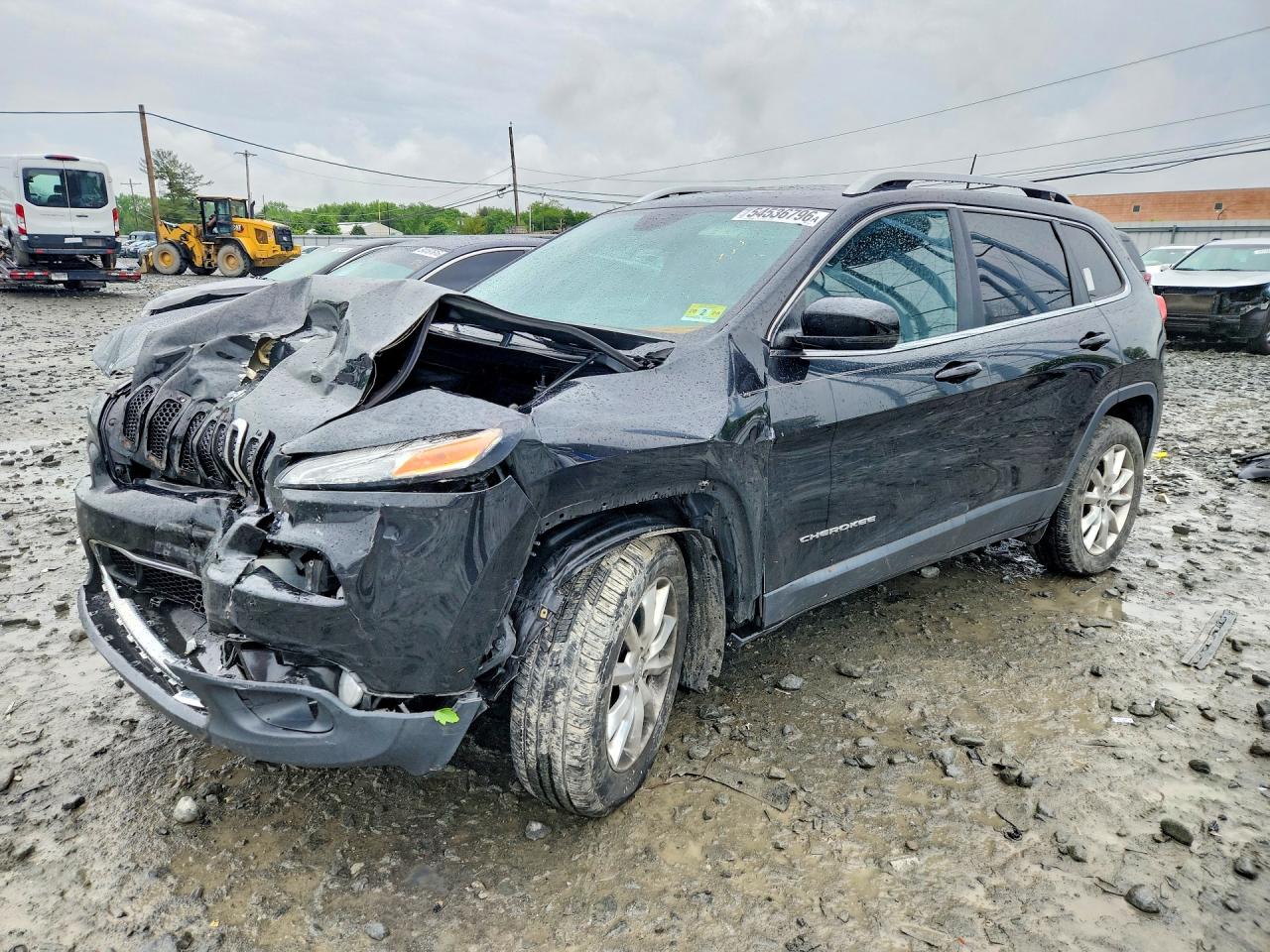 2016 Jeep Cherokee Limited, VIN 1C4PJMDS2GW301035 — Front end