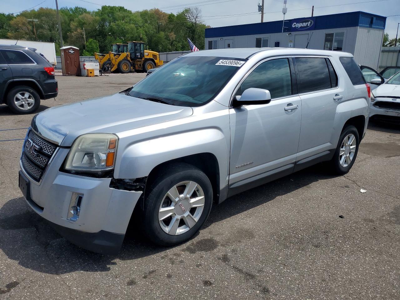 2010 GMC Terrain SLE-1, VIN 2CTFLCEW3A6235389 — Front end