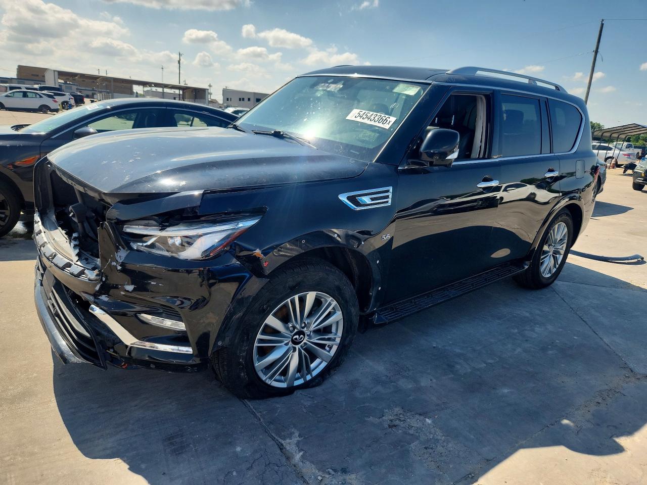 2019 Infiniti QX80 Luxe, VIN JN8AZ2NE6K9230168 — Front end