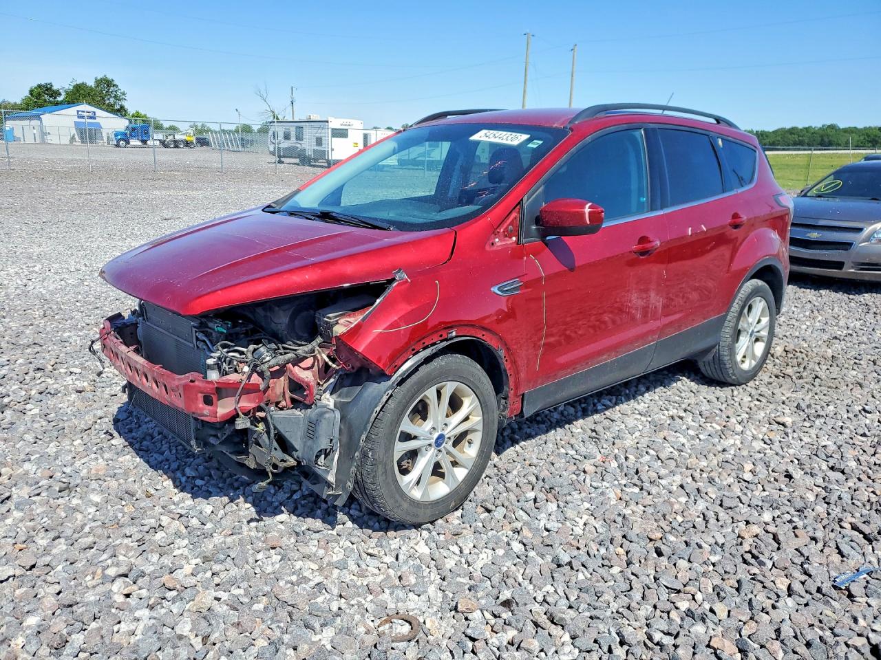 2017 Ford Escape SE, VIN 1FMCU0GDXHUA91286 — Front end