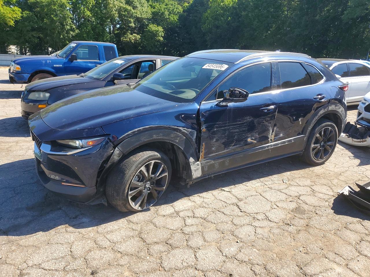 2022 Mazda CX-30 Premium Plus, VIN 3MVDMBEY7NM459013 — Front end