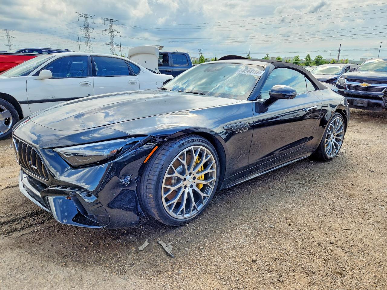 2022 Mercedes-Benz SL 63 AMG, VIN W1KVK8BB0NF004282 — Front end
