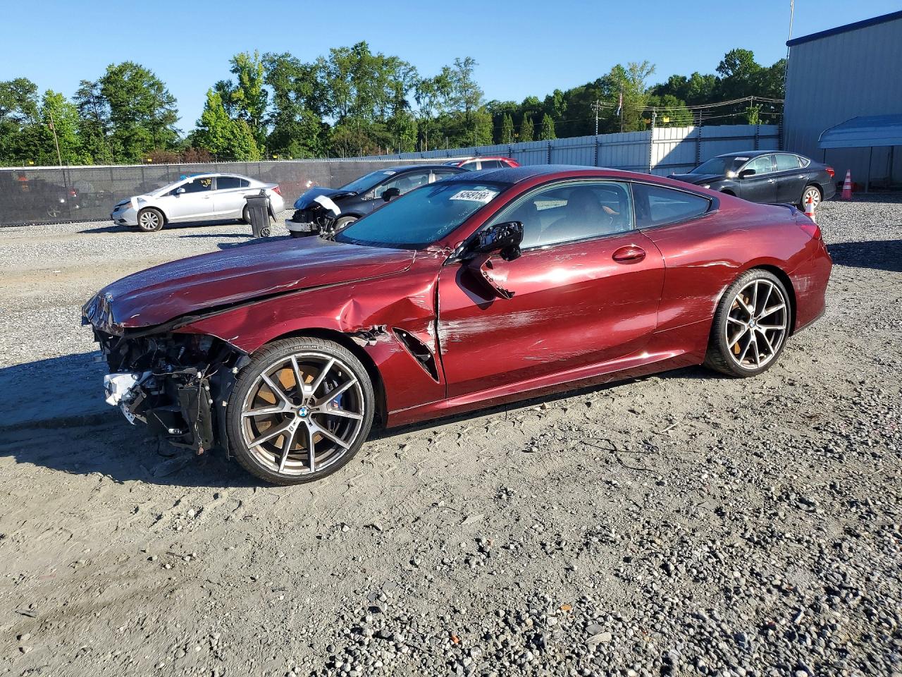 2020 BMW 8 Series M850i xDrive, VIN WBABC4C04LCD19682 — Front end