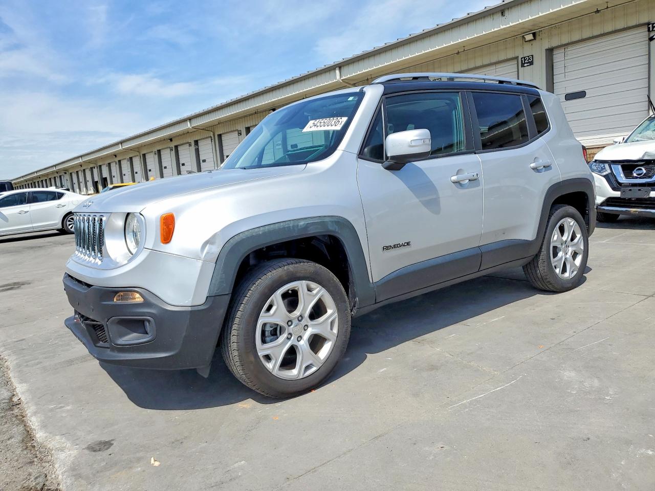 2018 Jeep Renegade Limited, VIN ZACCJBDB9JPH40787 — Front end