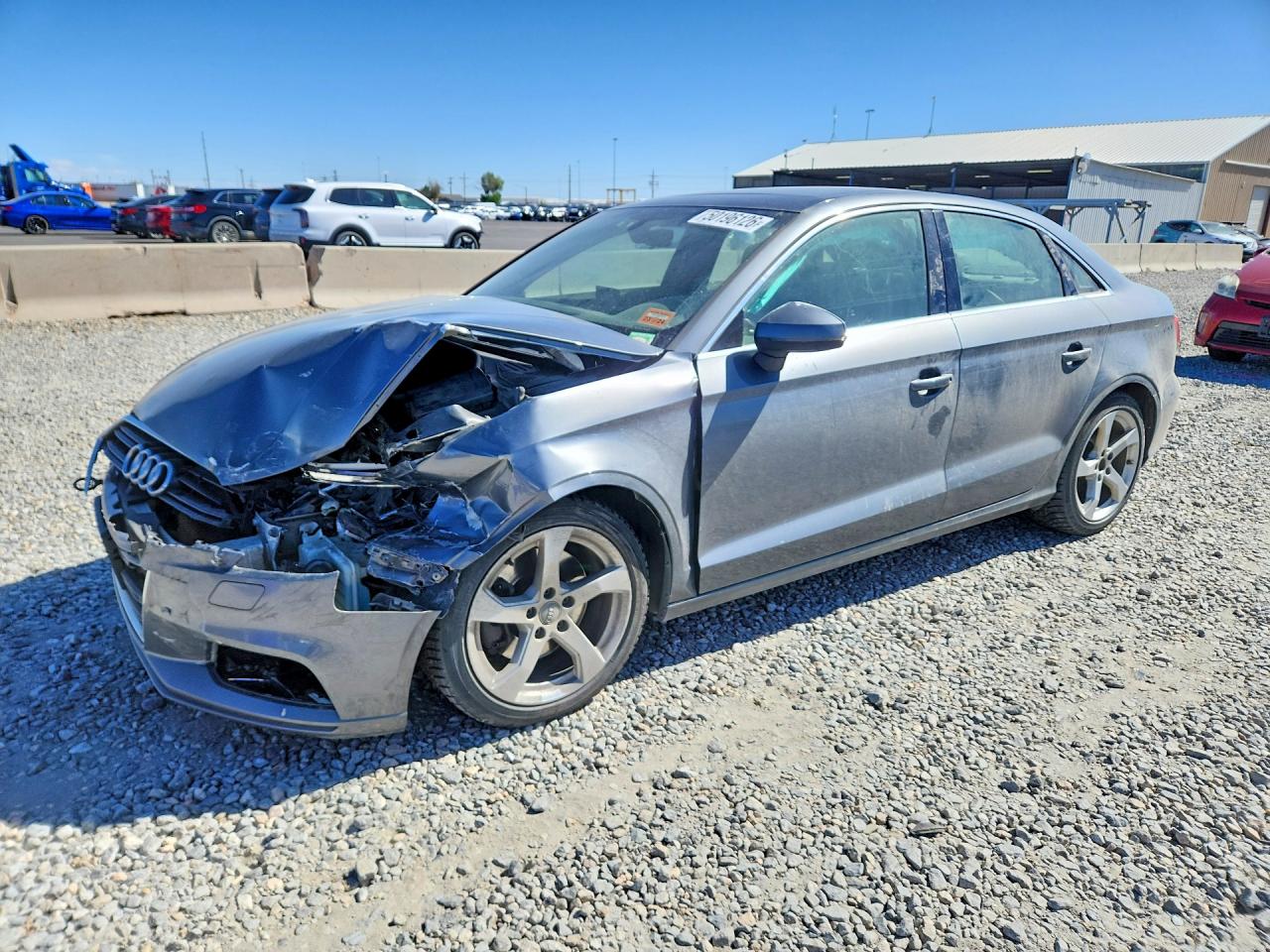 2019 Audi A3 Premium, VIN WAUAUGFF3KA065349 — Перед