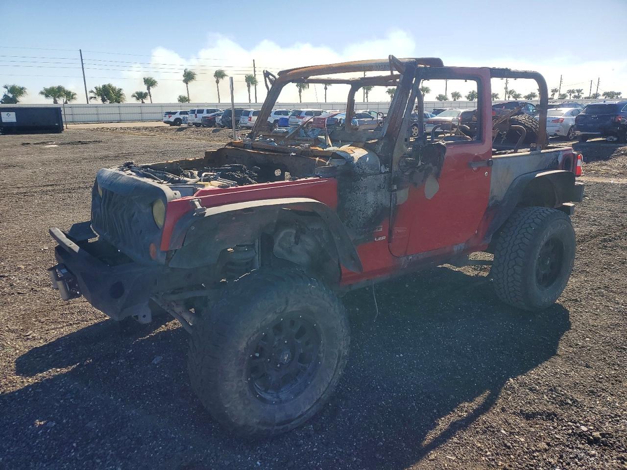 2012 Jeep Wrangler Sport, VIN 1C4AJWAG3CL132964 — Burn