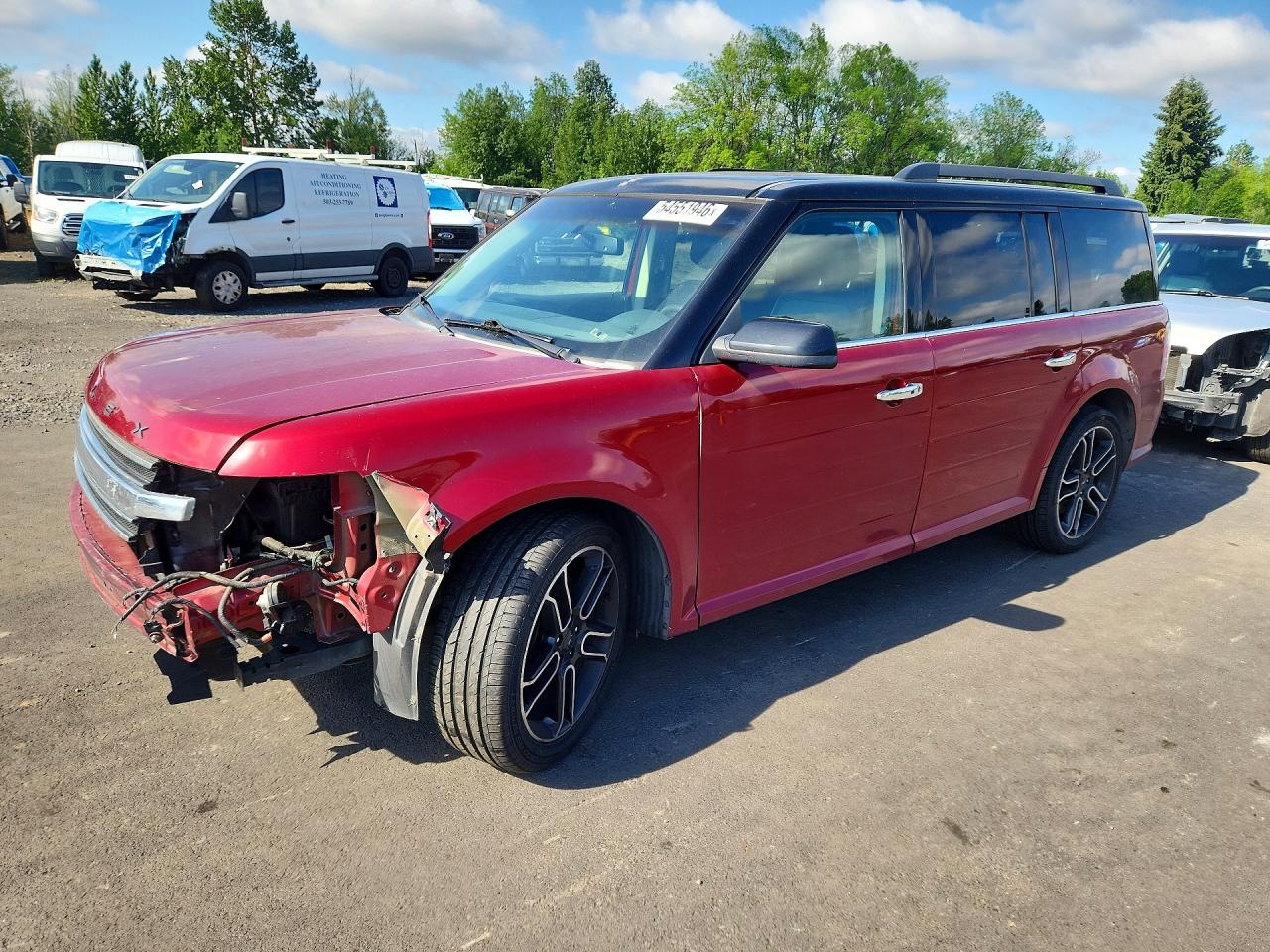 2015 Ford Flex SEL, VIN 2FMGK5C88FBA09961 — Перед