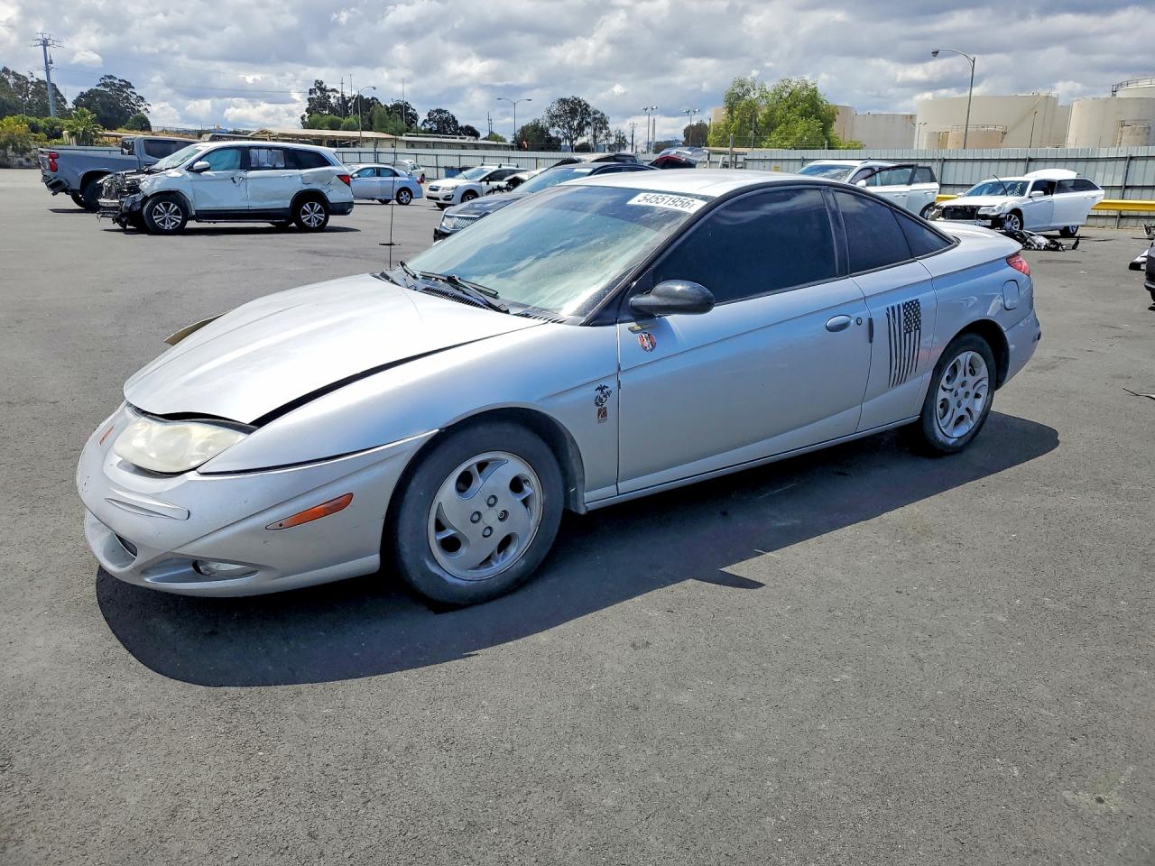 2002 Saturn SC, VIN 1G8ZY14762Z136672 — Перед