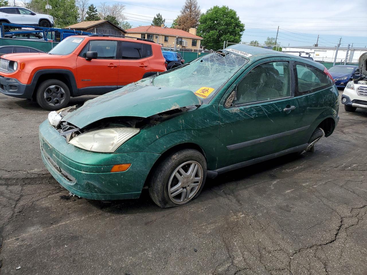 2002 Ford Focus ZX3, VIN 3FAFP31362R141115 — По всему кузову