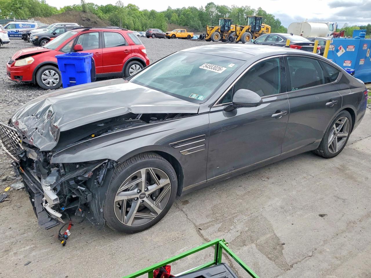 2024 Genesis G80 Sport, VIN KMTGB4SD0RU225980 — Front end