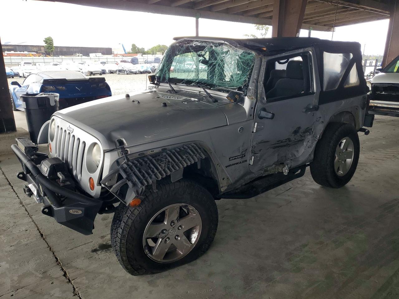 2012 Jeep Wrangler Sport, VIN 1C4GJWAG8CL109187 — Rollover