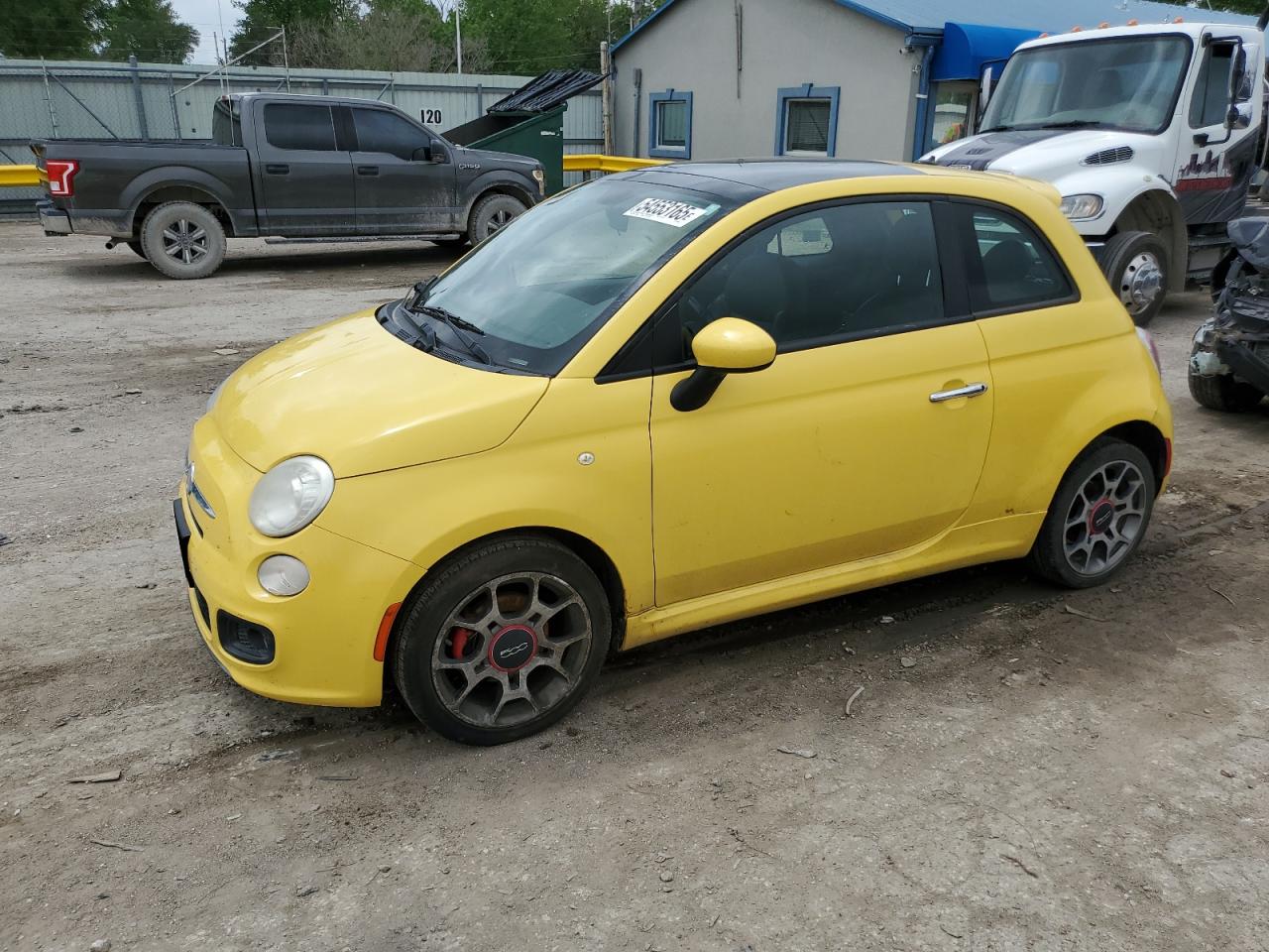 2013 FIAT 500 Sport, VIN 3C3CFFBR5CT209840 — Бок
