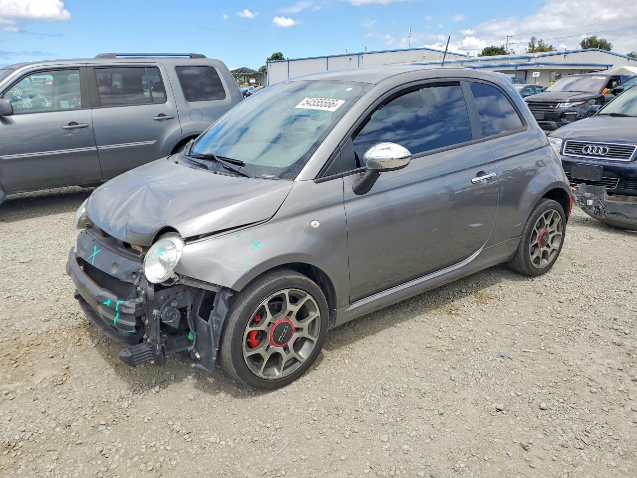 2012 FIAT 500 Sport, VIN 3C3CFFBR9CT233963 — Front end