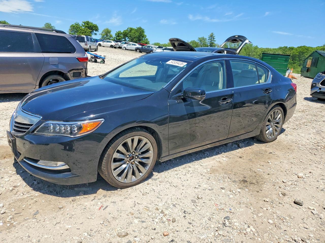 2016 Acura RLX Technology, VIN JH4KC1F52GC001330 — Roof