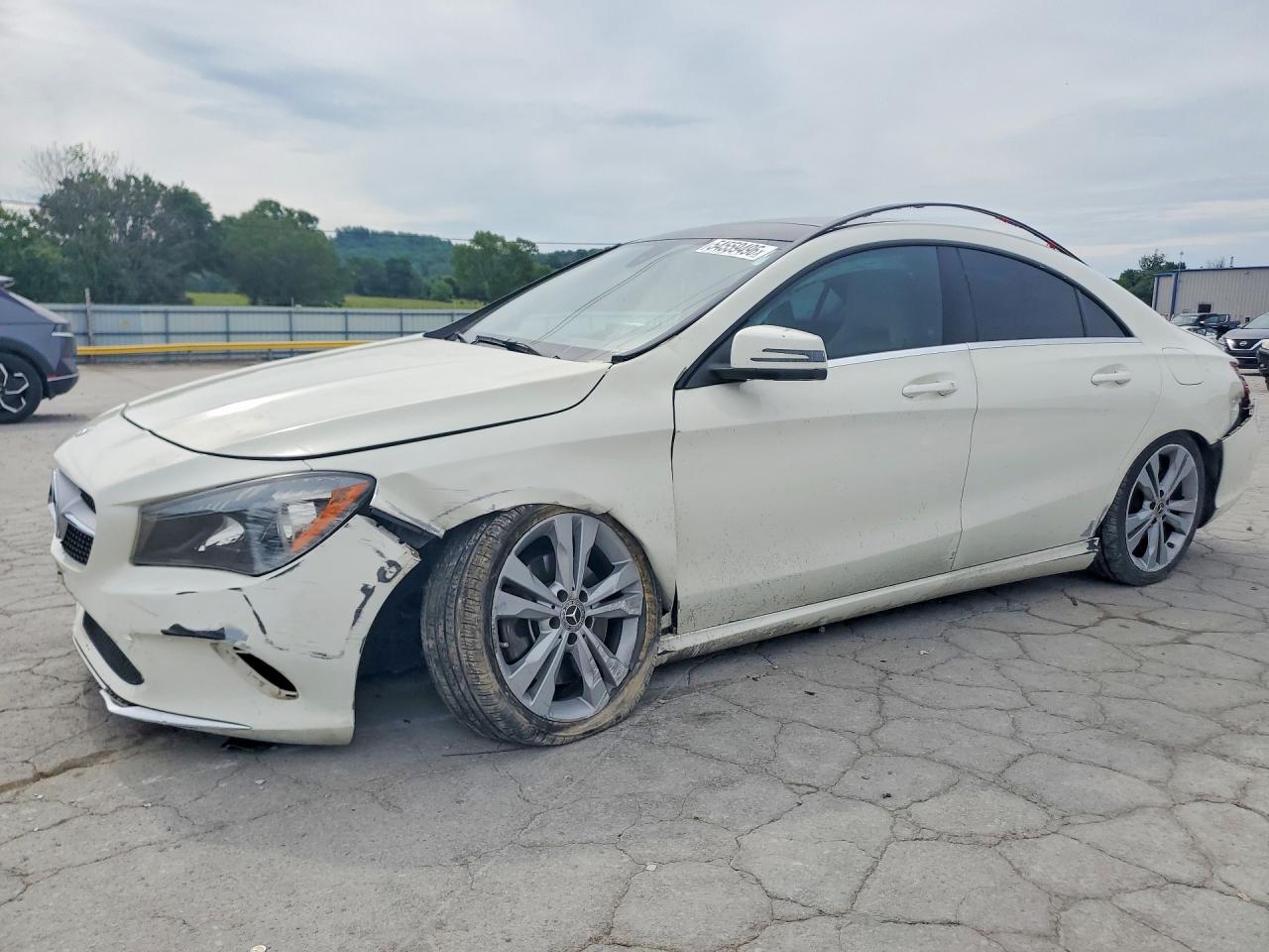 2018 Mercedes-Benz CLA 250, VIN WDDSJ4EB4JN519666 — Front end