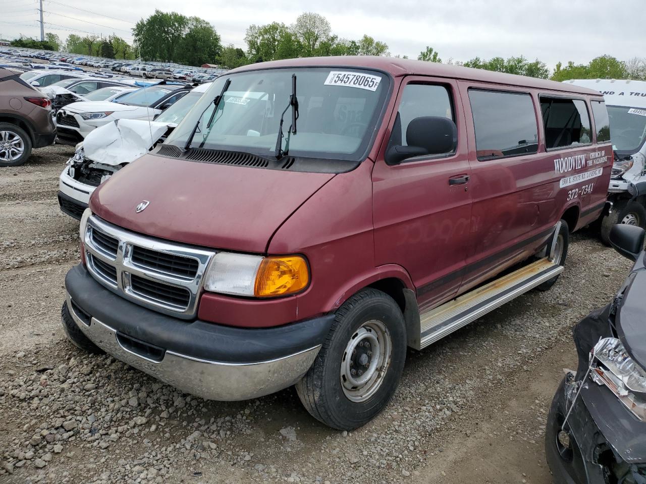 1999 Dodge Passenger, VIN 2B5WB35Z3XK543194 — Бок