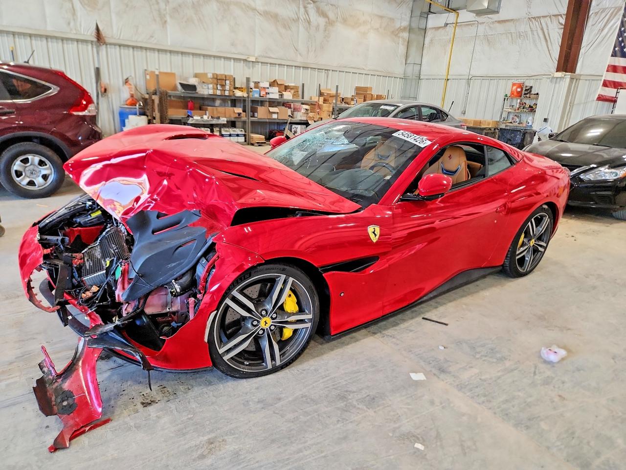2020 Ferrari Portofino, VIN ZFF89FPA1L0251528 — Front end