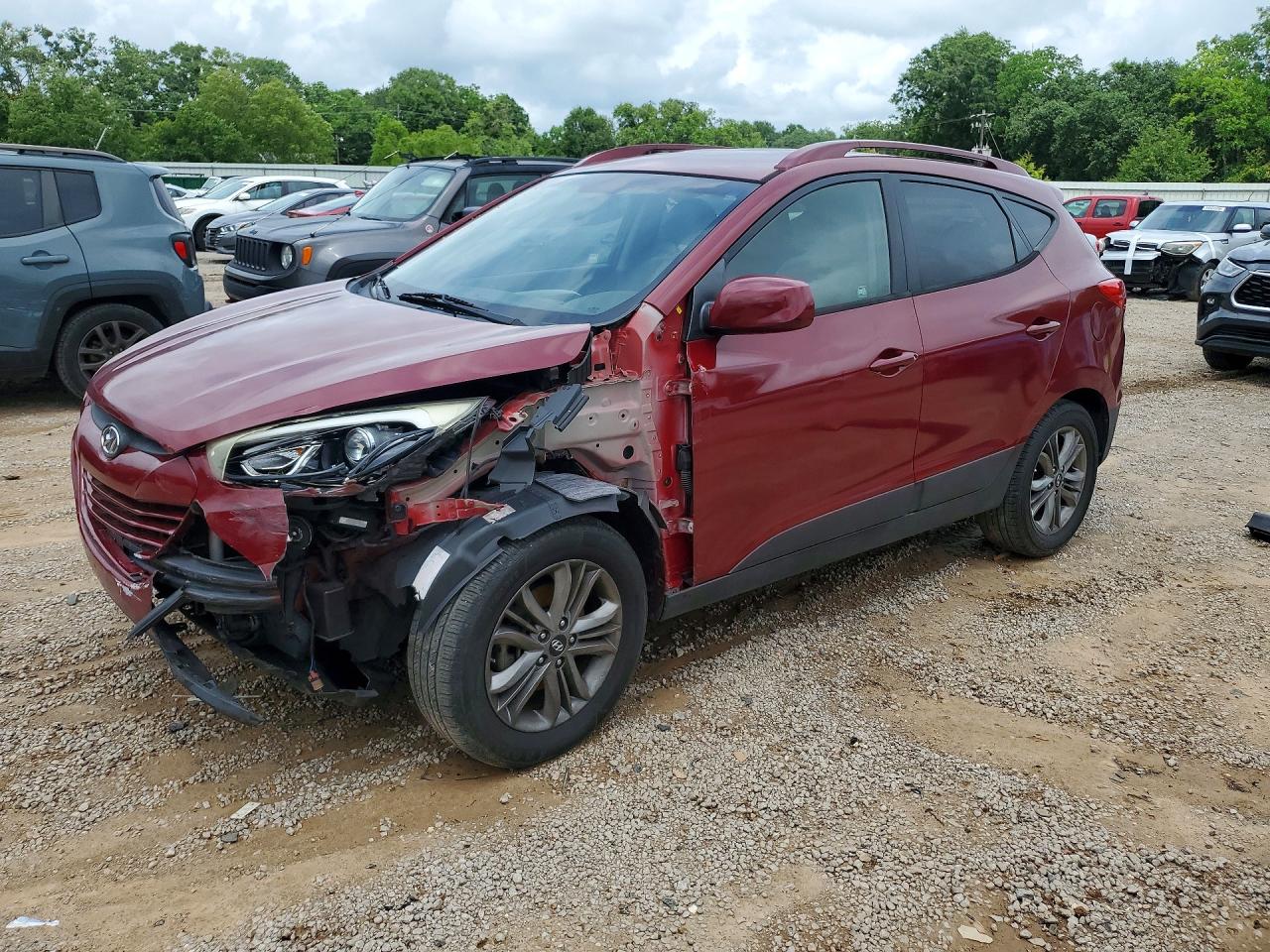 2015 Hyundai Tucson SE, VIN KM8JU3AG0FU012653 — Front end