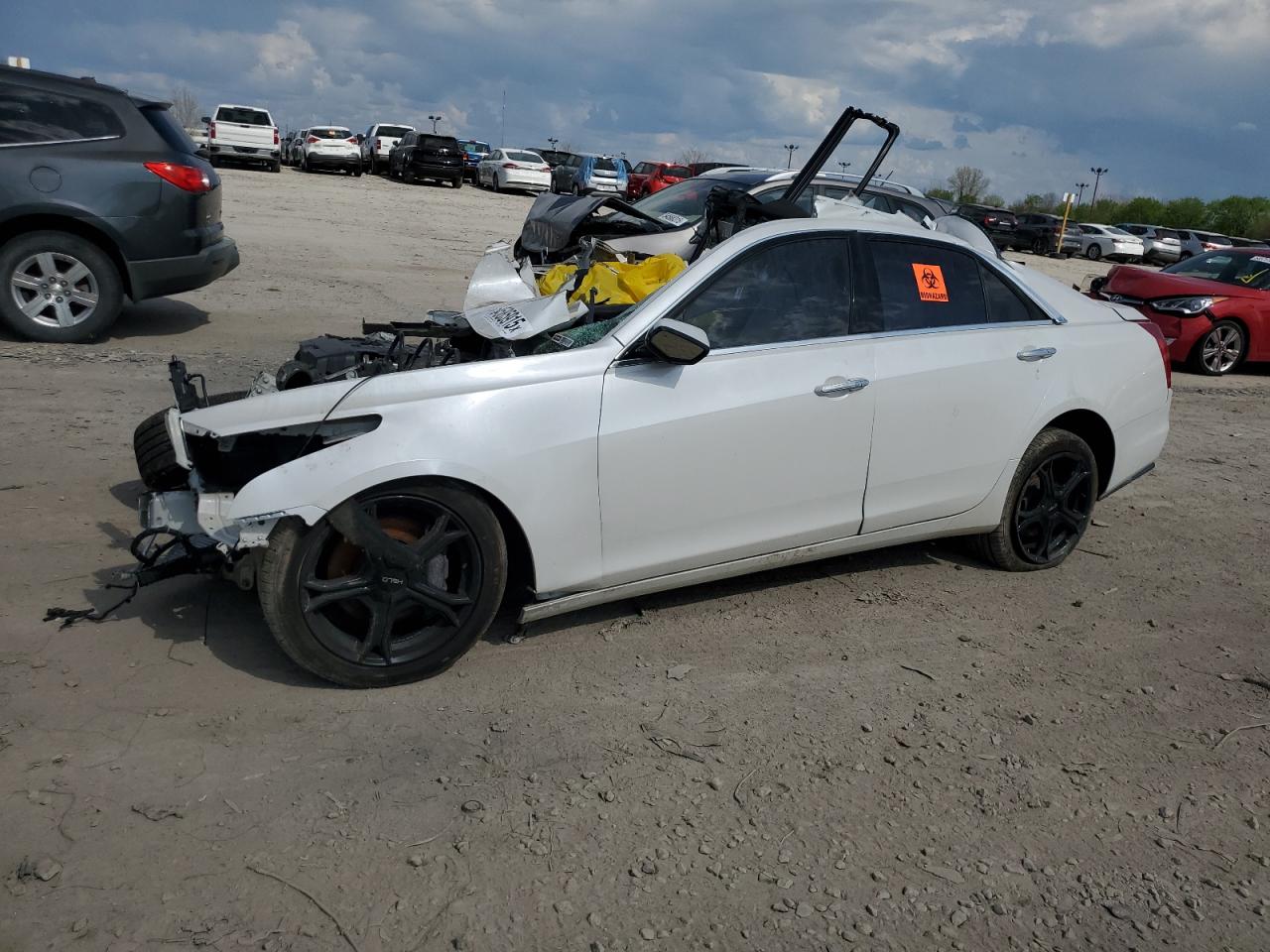 2017 Cadillac CTS Luxury AWD, VIN 1G6AX5SX7H0159569 — Rollover