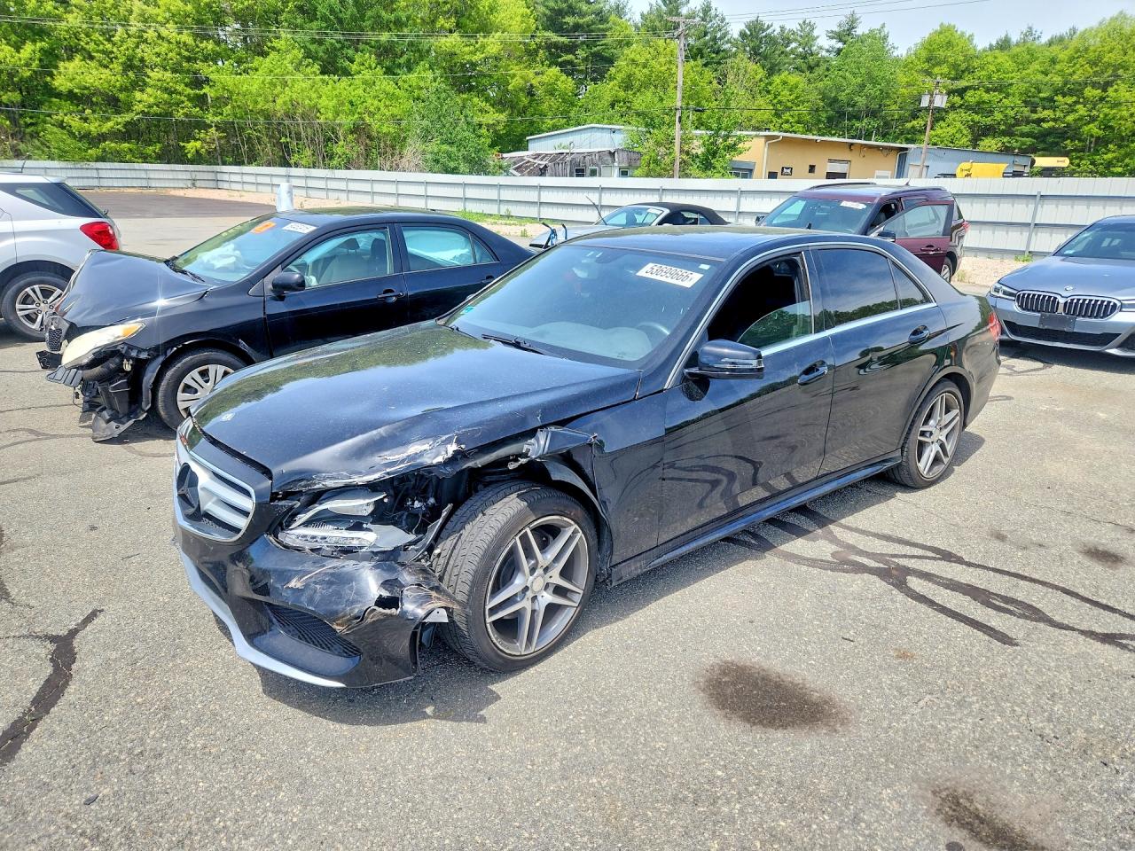 2016 Mercedes-Benz E 350 Sport, VIN WDDHF8JB2GB249260 — Front end