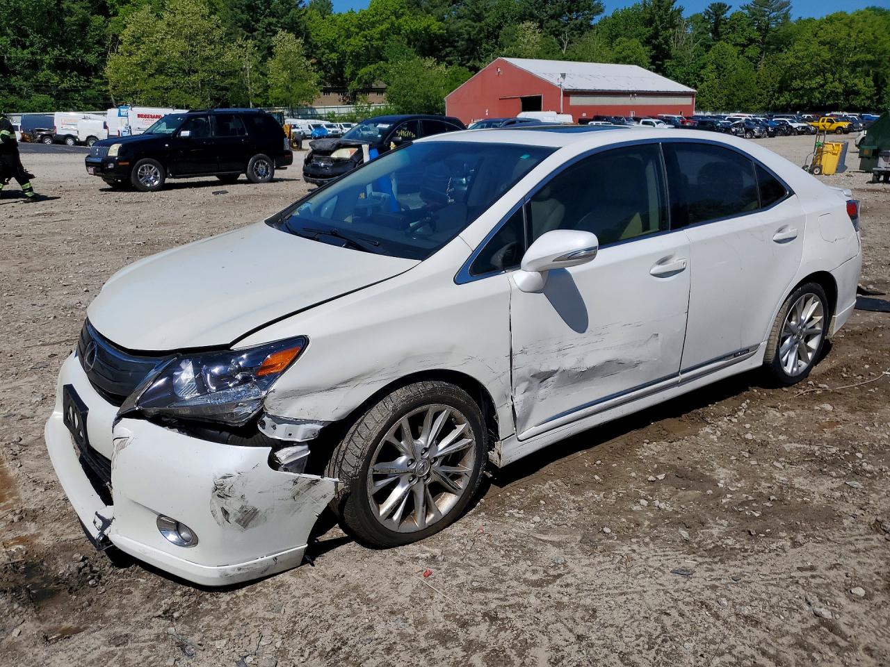 2010 Lexus HS 250h Premium, VIN JTHBB1BA6A2007862 — Side