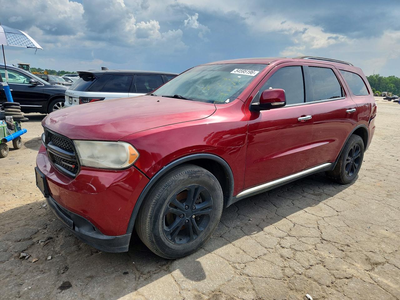 2013 Dodge Durango Crew, VIN 1C4RDJDG8DC674183 — Rear end