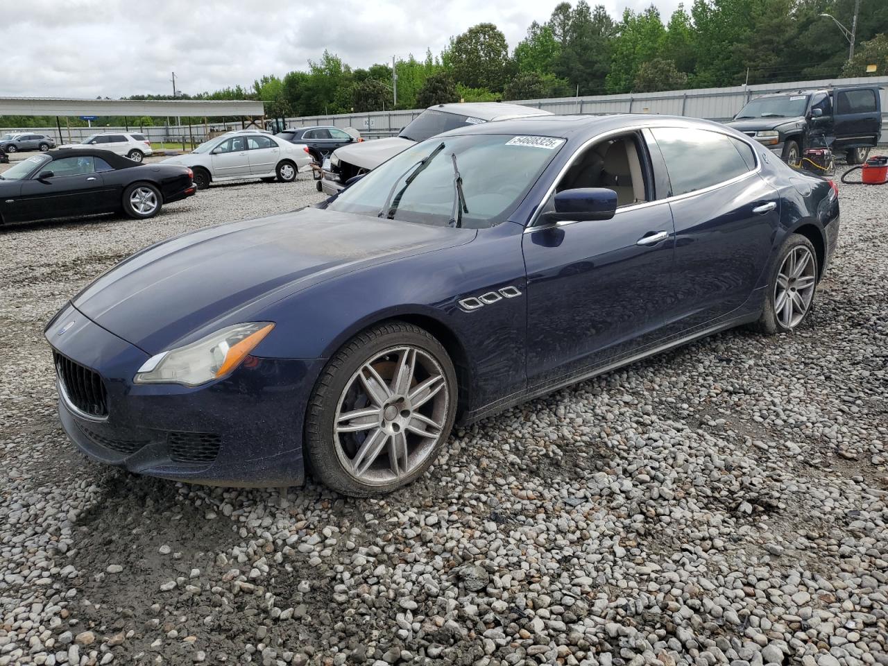2014 Maserati Quattroporte GTS, VIN ZAM56PPA8E1082018 — Water / flood