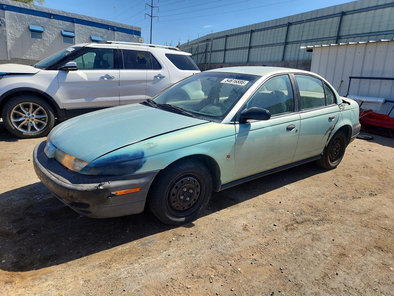 1997 Saturn SL, VIN 1G8ZH5289VZ153117 — Front end