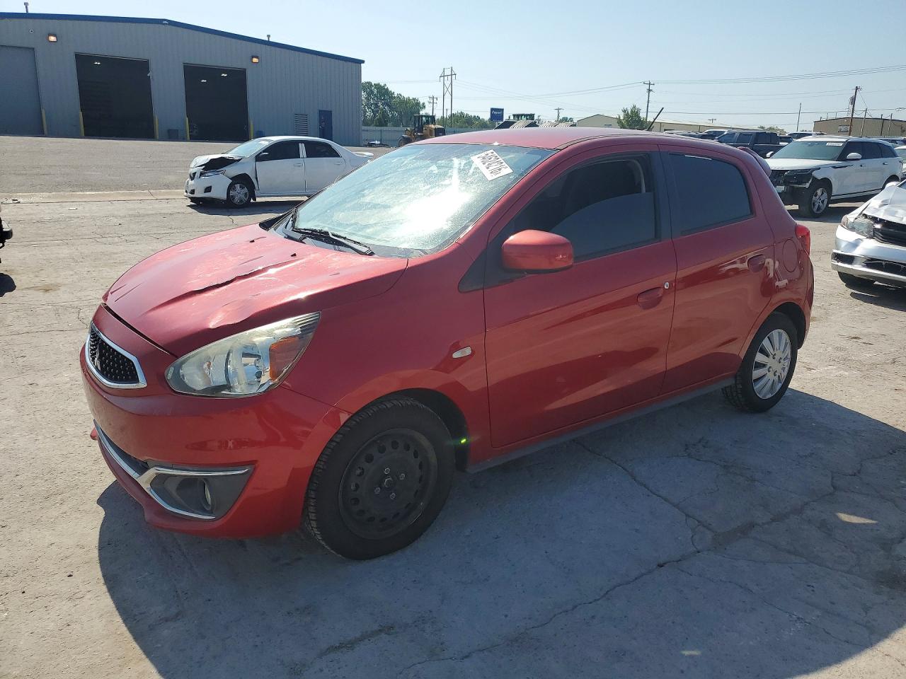 2018 Mitsubishi Mirage ES, VIN ML32A3HJ6JH003818 — Front end