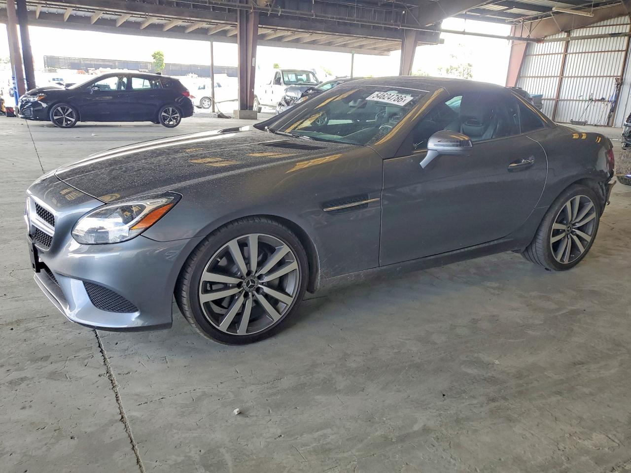 2018 Mercedes-Benz SLC 300, VIN WDDPK3JA7JF149270 — Rear end