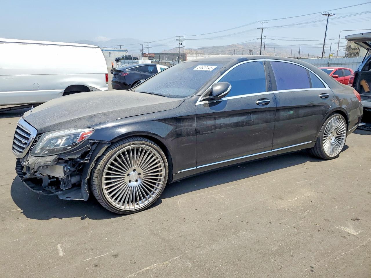 2017 Mercedes-Benz S 550, VIN WDDUG8CB7HA308402 — Front end