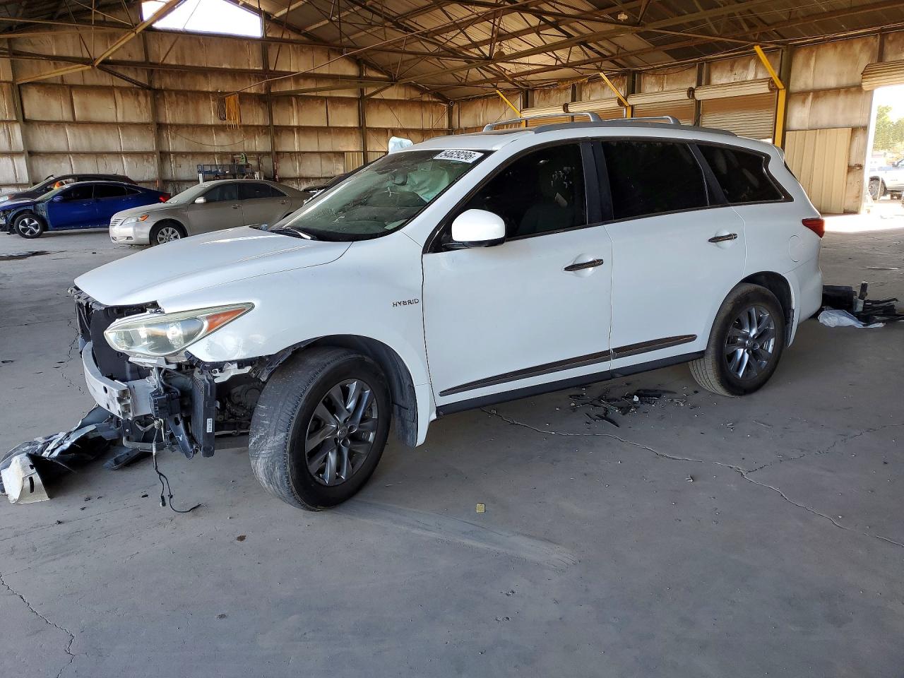 2014 Infiniti QX60 Hybrid, VIN 5N1CL0MN4EC516048 — Front end