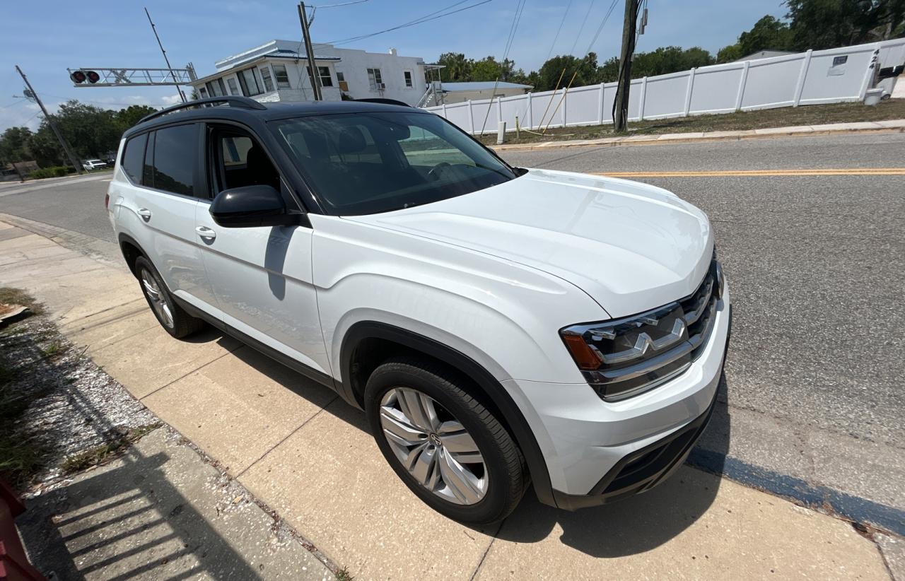 2019 Volkswagen Atlas SE, VIN 1V2UR2CA5KC603713 — Ранее повреждён