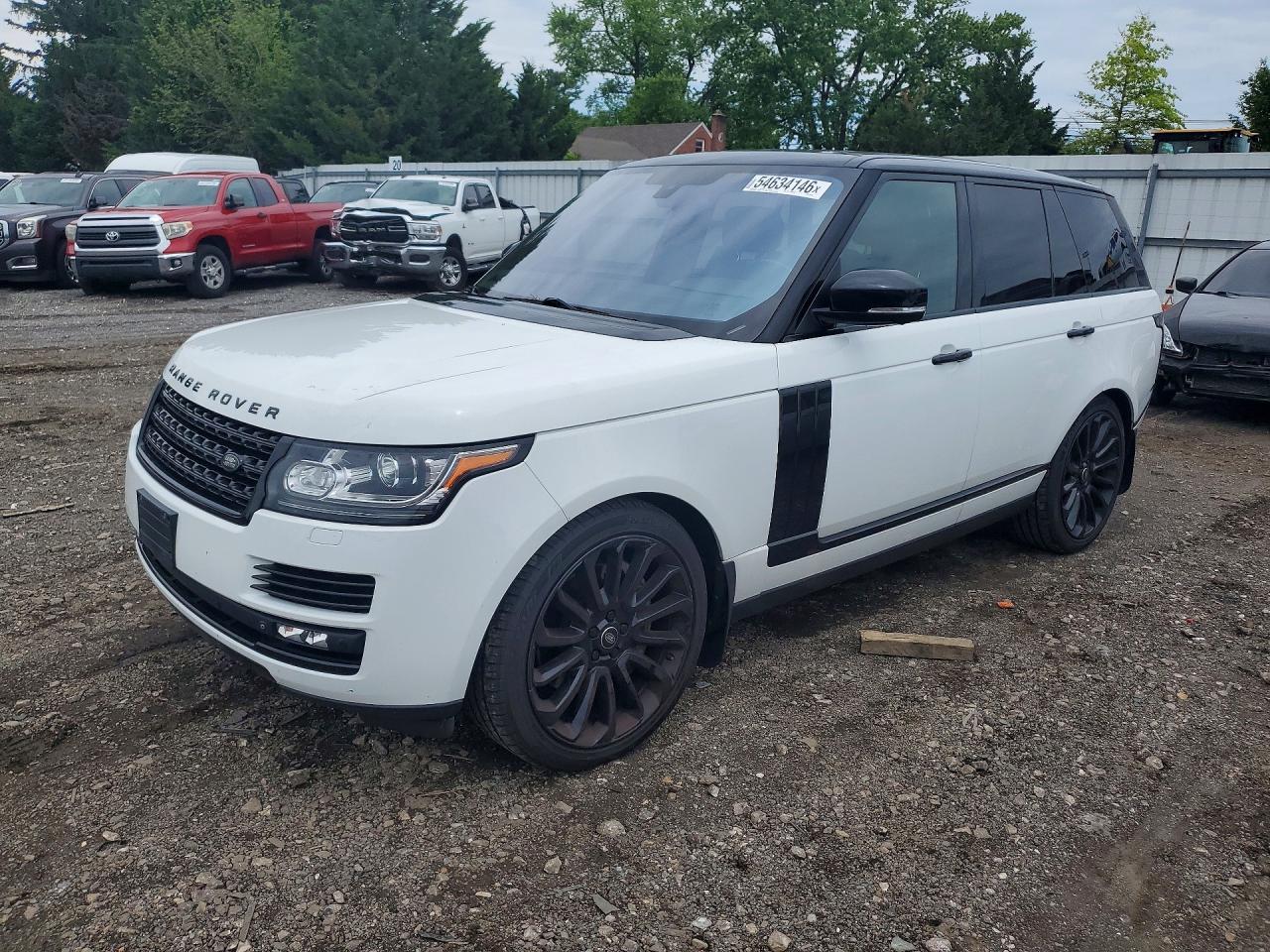 2015 Land Rover Range Rover Supercharged, VIN SALGS2TF3FA227103 — Side