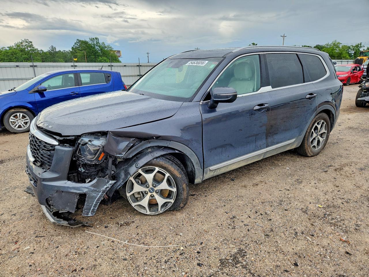 2022 Kia Telluride EX, VIN 5XYP3DHC4NG220335 — Undercarriage